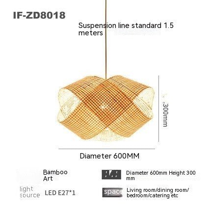 Stylish Bamboo Woven Lampshade - Bamboo Can Do