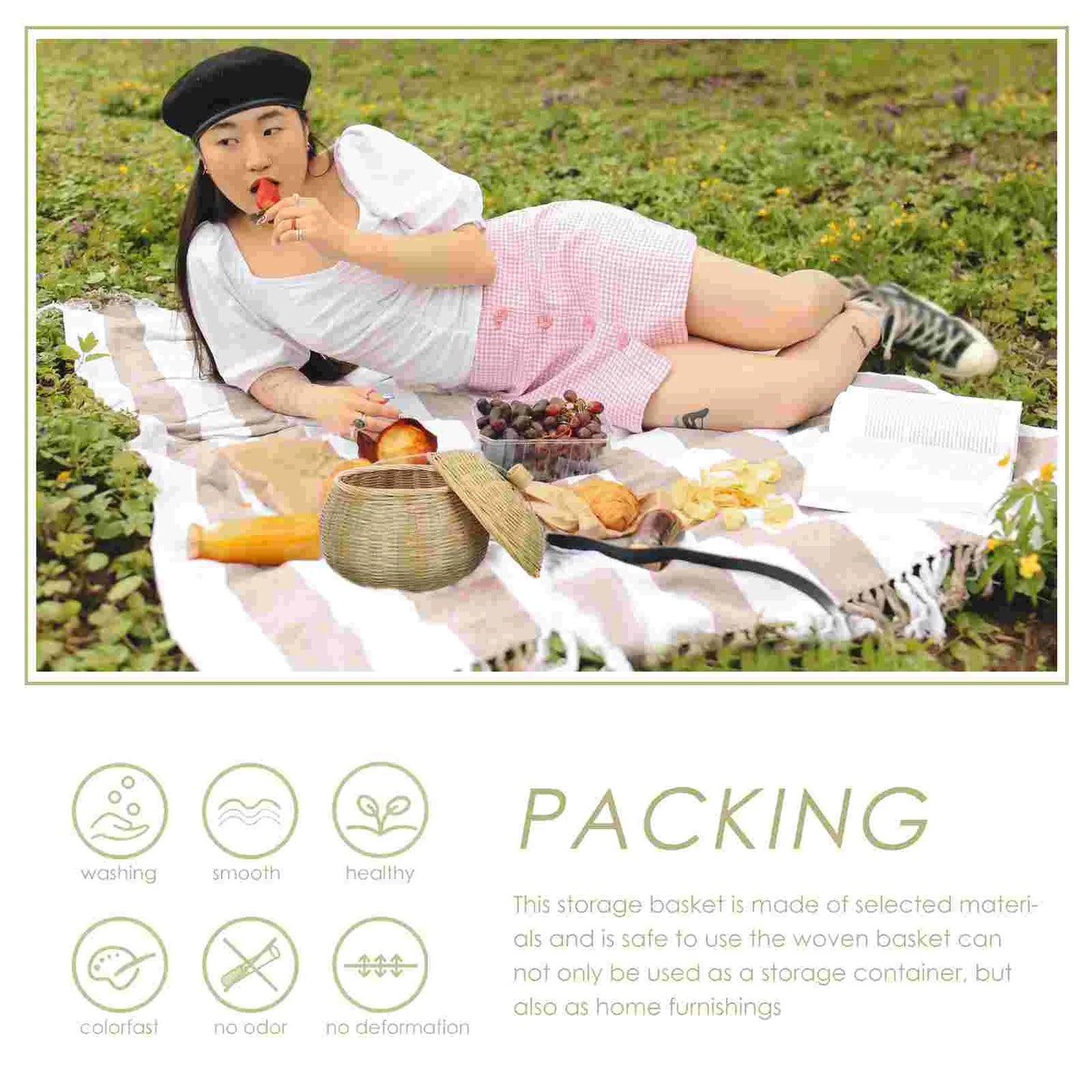 Chic Bamboo Storage Basket - Stylish Durability for Every Room - Bamboo Can Do