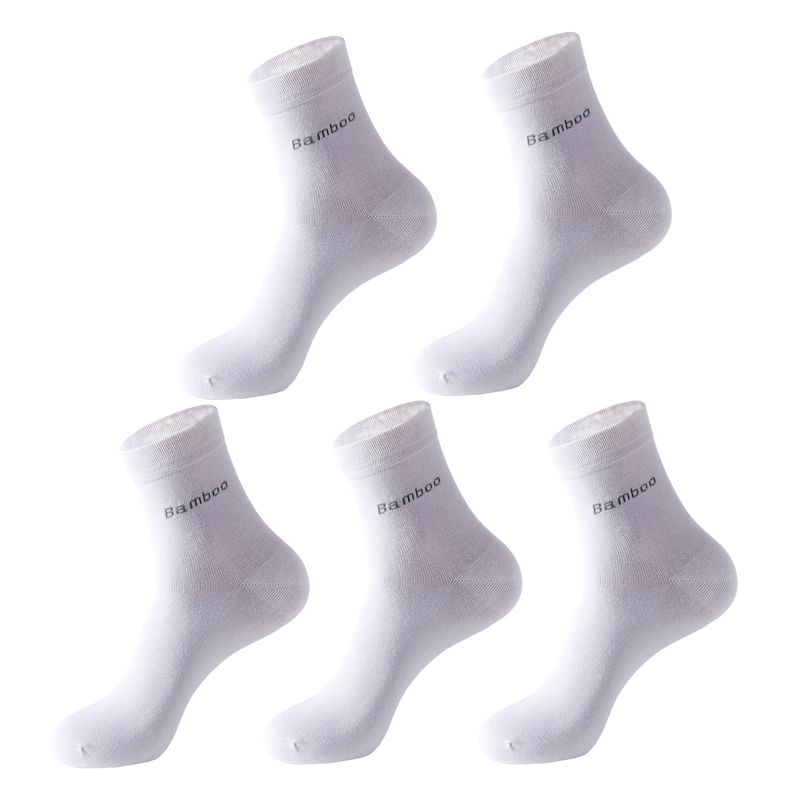 Bamboo Bliss: 5 Pairs of Soft, Stylish Casual Socks for Everyday Comfort - Bamboo Can Do