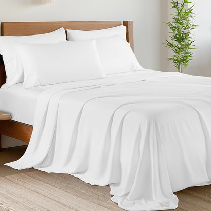 Bamboo Rayon 6pcs Bed Sheet Sets