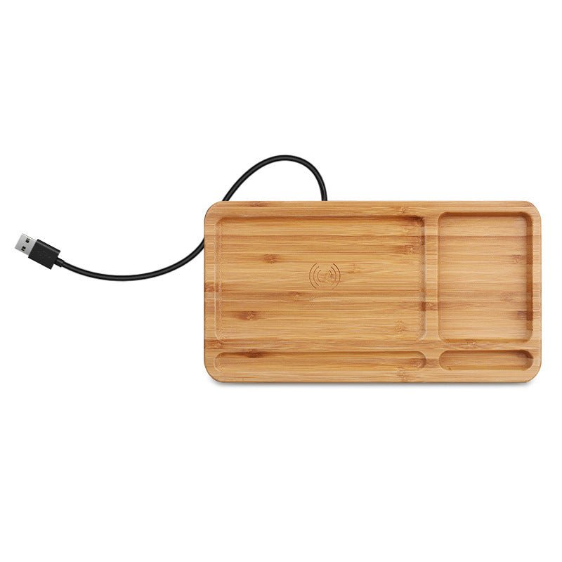 Bamboo Wood WirelesscMobile Charger - Bamboo Can Do