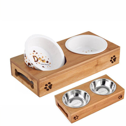 Pet Feeding Bowls - Bamboo - Easy Clean - Bamboo Can Do