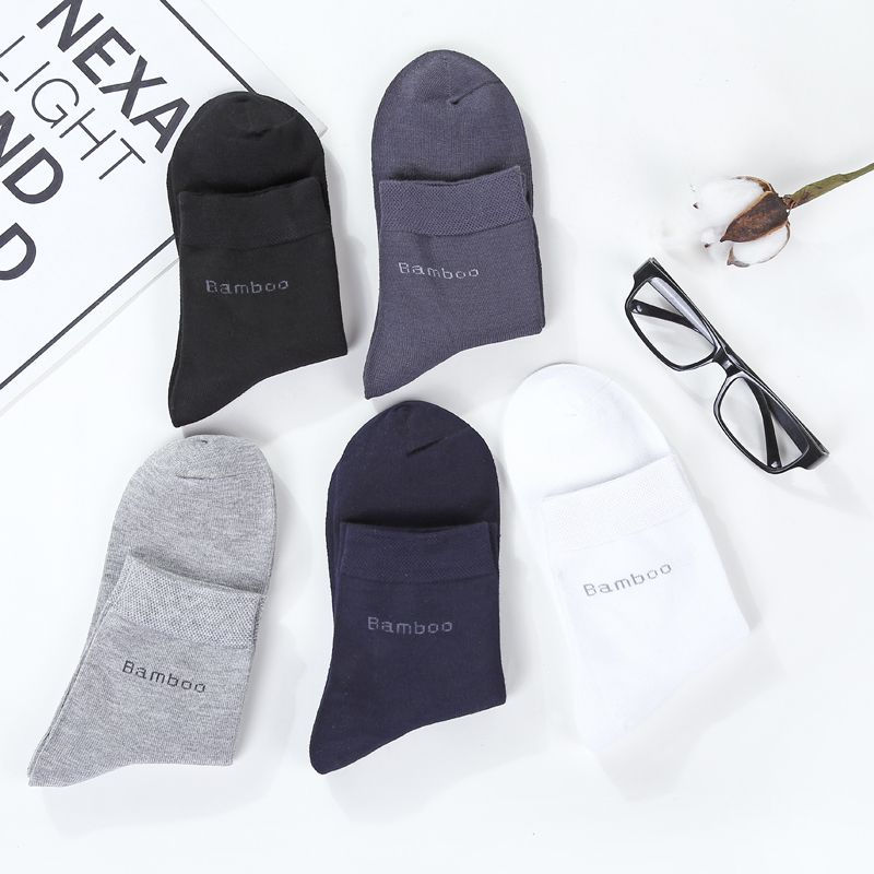 Bamboo Bliss: 5 Pairs of Soft, Stylish Casual Socks for Everyday Comfort - Bamboo Can Do