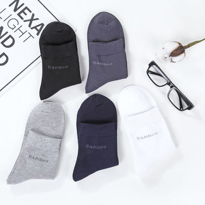 Bamboo Bliss: 5 Pairs of Soft, Stylish Casual Socks for Everyday Comfort - Bamboo Can Do
