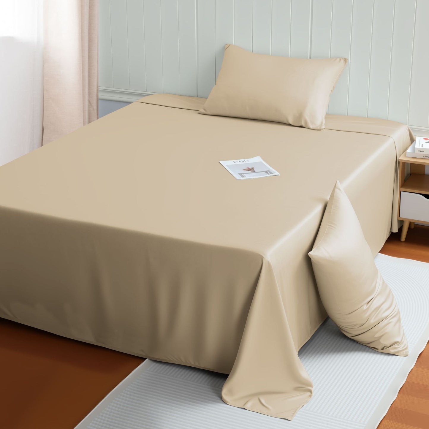 Bed Sheet  Made From Luxury Bamboo Fibre - Assorted Colours & Sizes