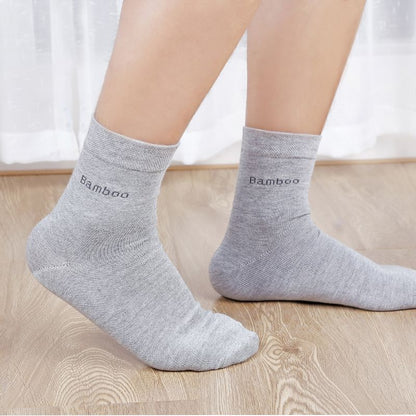 Bamboo Bliss: 5 Pairs of Soft, Stylish Casual Socks for Everyday Comfort - Bamboo Can Do