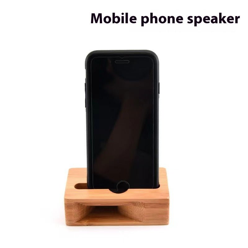 Bamboo Loudspeaker & Stand - Naturally Increases Your Device Volume! - Bamboo Can Do