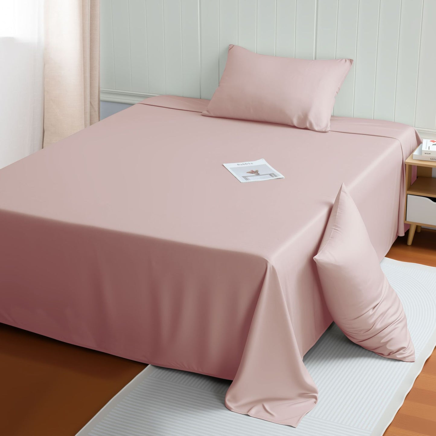 Bed Sheet  Made From Luxury Bamboo Fibre - Assorted Colours & Sizes