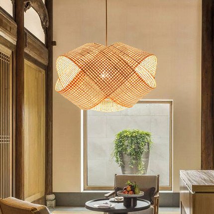 Stylish Bamboo Woven Lampshade - Bamboo Can Do
