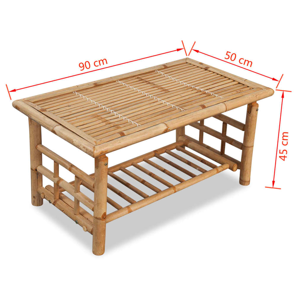 Bamboo Side Table - Stylish, Sustainable & Sturdy Design - Bamboo Can Do