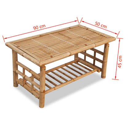 Bamboo Side Table - Stylish, Sustainable & Sturdy Design - Bamboo Can Do