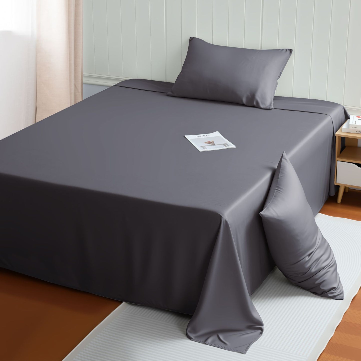 Bed Sheet  Made From Luxury Bamboo Fibre - Assorted Colours & Sizes