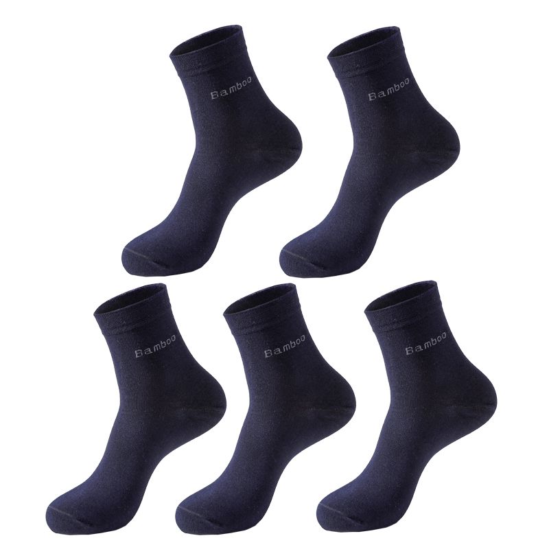 Bamboo Bliss: 5 Pairs of Soft, Stylish Casual Socks for Everyday Comfort - Bamboo Can Do