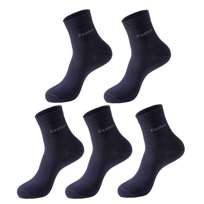 Bamboo Bliss: 5 Pairs of Soft, Stylish Casual Socks for Everyday Comfort - Bamboo Can Do