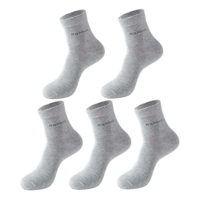 Bamboo Bliss: 5 Pairs of Soft, Stylish Casual Socks for Everyday Comfort - Bamboo Can Do