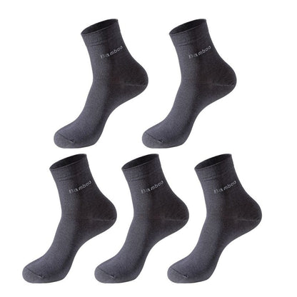 Bamboo Bliss: 5 Pairs of Soft, Stylish Casual Socks for Everyday Comfort - Bamboo Can Do