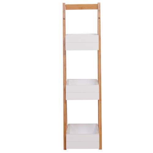 Bathroom A-Shape Rack, 3-Tier-Bamboo