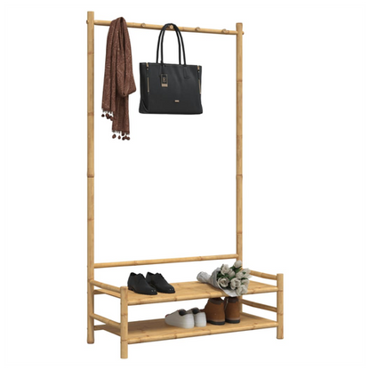 vidaXL Clothes Rack with Shelves 103x40x183 cm Bamboo