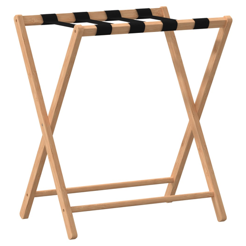 vidaXL Luggage Rack 68.5x38x58 cm Bamboo