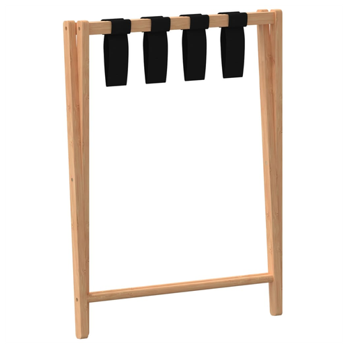 vidaXL Luggage Rack 68.5x38x58 cm Bamboo