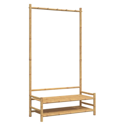 vidaXL Clothes Rack with Shelves 103x40x183 cm Bamboo