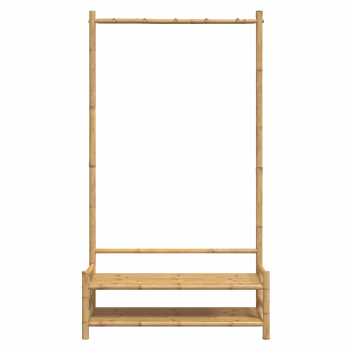 vidaXL Clothes Rack with Shelves 103x40x183 cm Bamboo