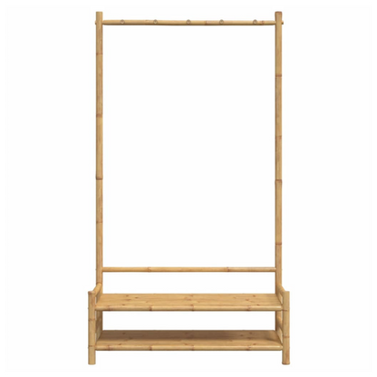 vidaXL Clothes Rack with Shelves 103x40x183 cm Bamboo