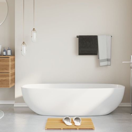vidaXL Eco - Friendly Bamboo Bath Mat – Stylish 54x36 cm Home Essential - Bamboo Can Do