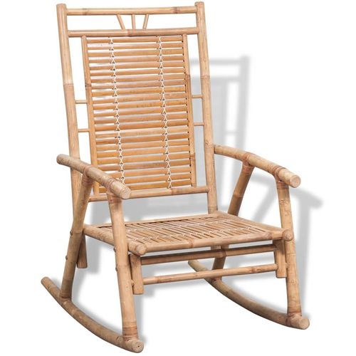 Bamboo Relaxing Rocking Chair: Natural Comfort from Sustainable Products - Bamboo Can Do