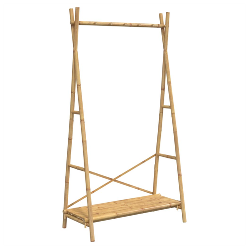 vidaXL Clothes Rack with Shelf 102x50x190 cm Bamboo