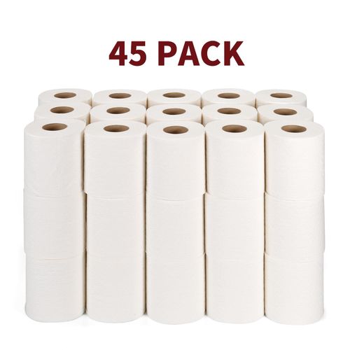Bamboo Toilet Rolls - Eco - Friendly, Soft, and Strong - 45 Pack - Bamboo Can Do